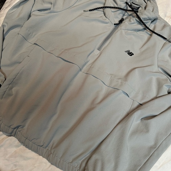 New Balance Light Blue Pullover Jacket - Picture 4 of 7